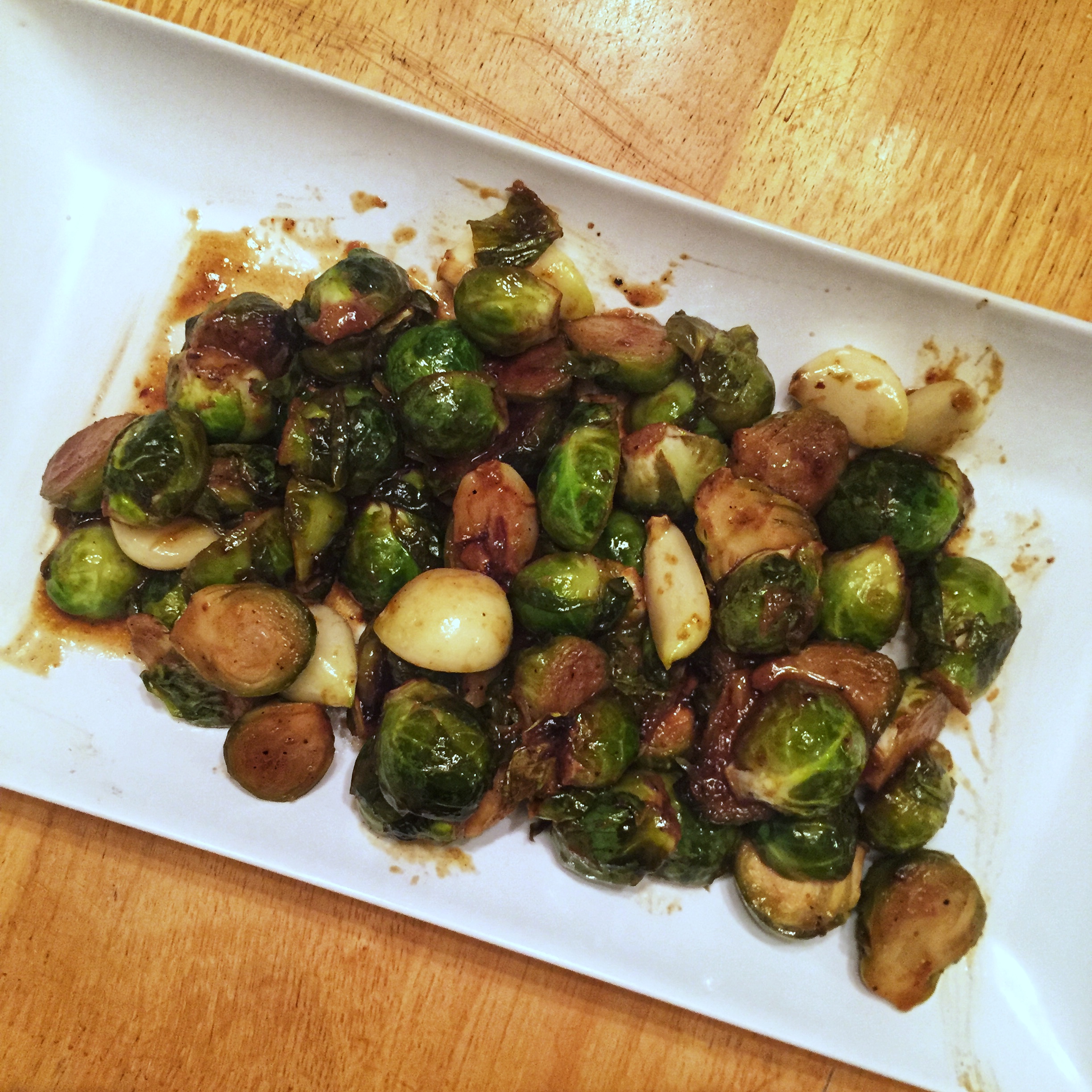 Honey Mustard Brussel Sprouts
