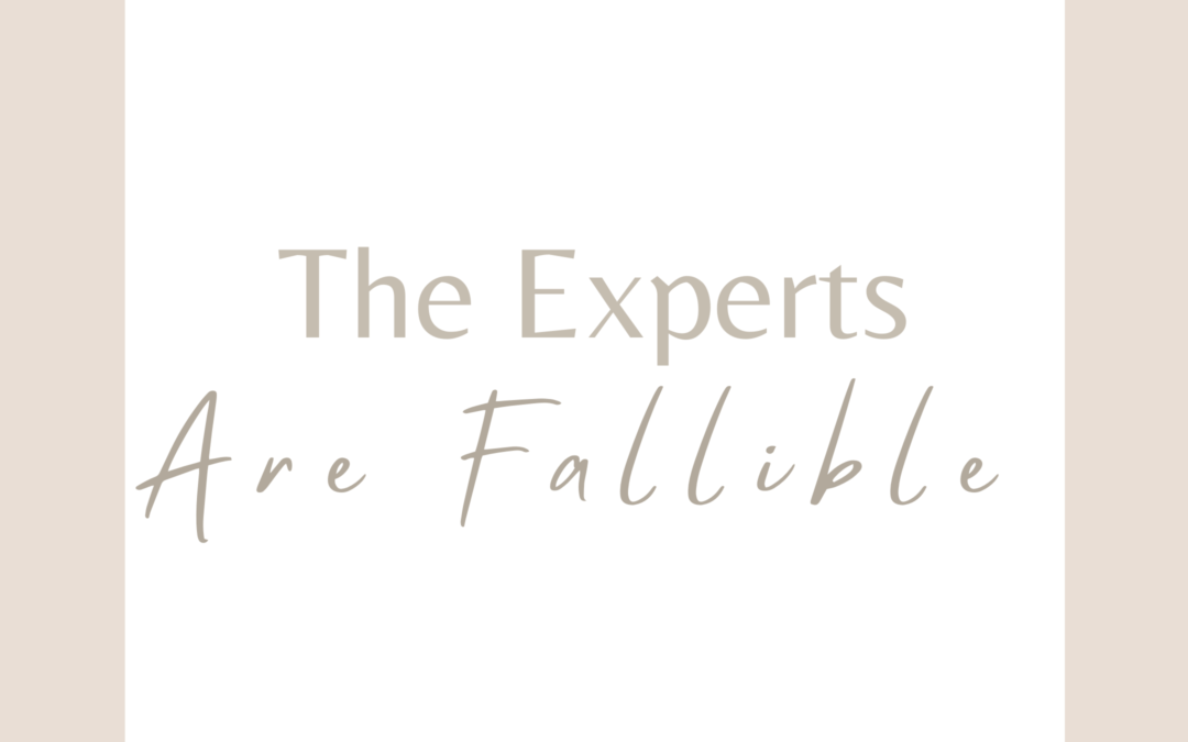 The Experts Are Fallible