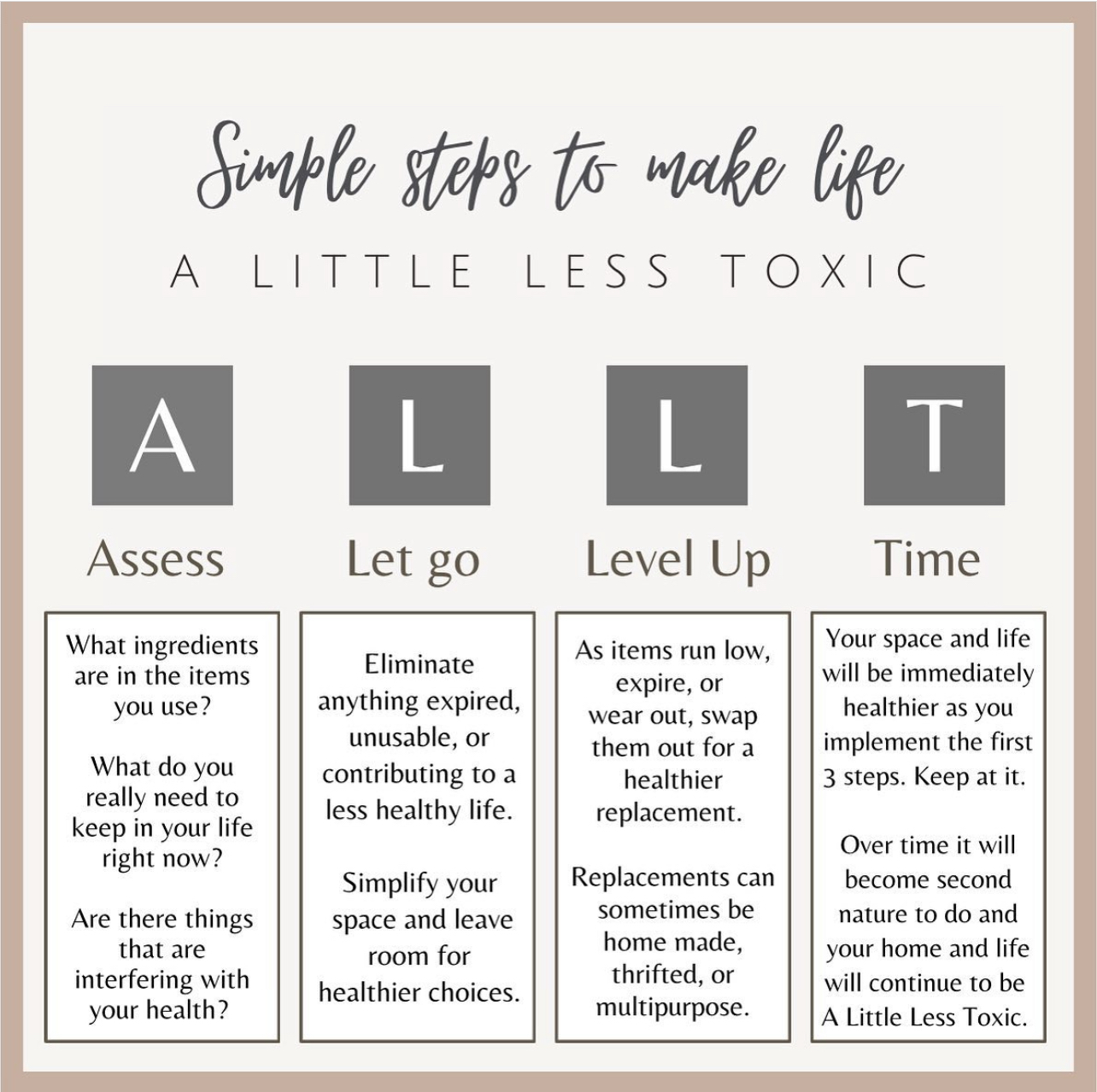 Simple Steps to Make Life ALLT